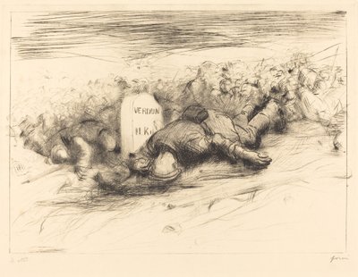 Son - Verdun by Jean Louis Forain
