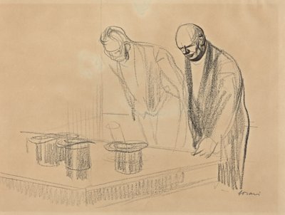 Müttefiklerin Şapkaları [rekto] by Jean Louis Forain