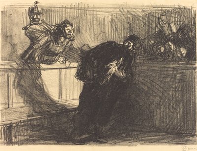 Avukat Taciz Edildi by Jean Louis Forain