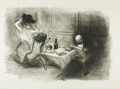 Özel Yemek Odası, Beşinci Tabak by Jean Louis Forain