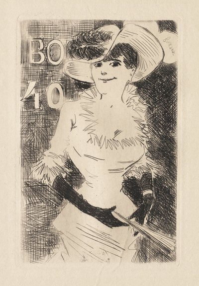 Yürüyen, 1880-86. by Jean Louis Forain