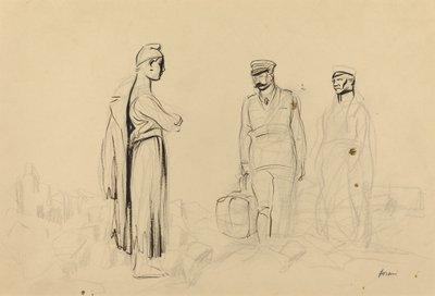 Barışa Doğru, c. 19141919. by Jean Louis Forain