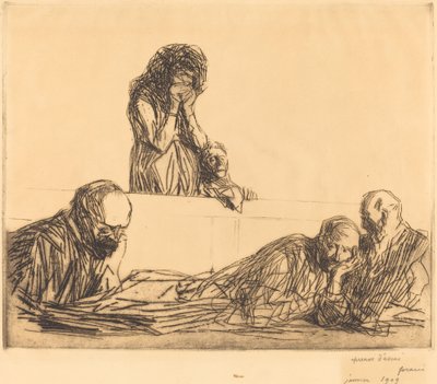 Evlenmemiş Anne (ilk plaka) by Jean Louis Forain