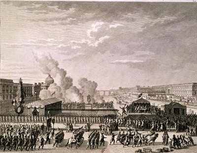 Vatan İçin Tehlike Bildirisi, 22 Temmuz 1792, Pierre Gabriel Berthault (1737-1831) tarafından kazınmış by Jean Louis Prieur