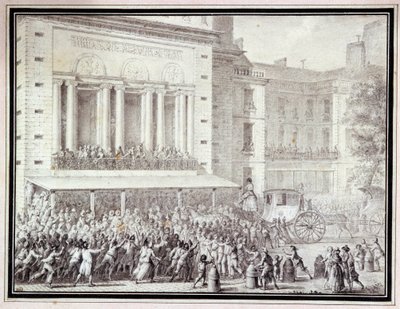 Operanın kapılarını kapatanlar: 12 Temmuz by Jean Louis the Younger Prieur