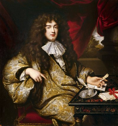 Jean-Baptiste Colbert, Seignelay Markisi, 1676 by Jean Marc Nattier