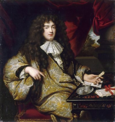 Jean-Baptiste Colbert, Seignelay Markisi 1651-1690 by Jean Marc Nattier