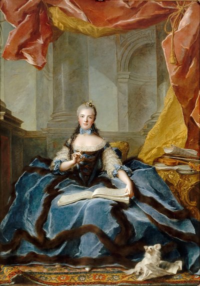 Fransa Prensesi Marie Adelaide 1732-1800 by Jean Marc Nattier