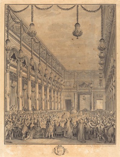 kraliyet şöleni by Jean Michel Moreau