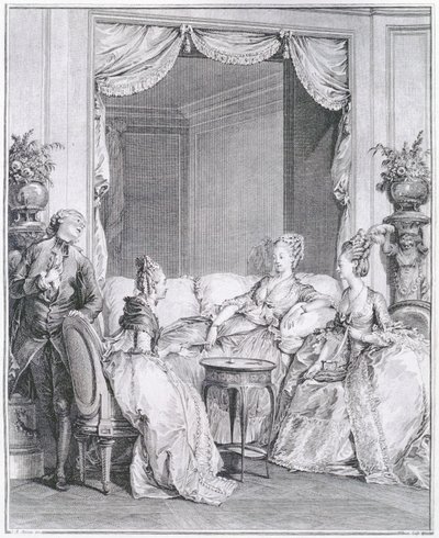 I.S. tarafından kazınmış iyi dostum, korkmayın. Helman (1743-1809) by Jean Michel the Younger Moreau