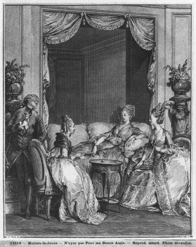 En iyi arkadaşım, Isidore Stanislas Helman (1749-1809) 1776 tarafından kazınmış. by Jean Michel the Younger Moreau