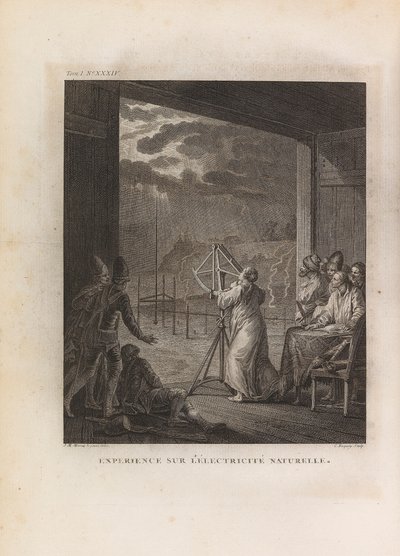 Doğal elektrik deneyi, 1760