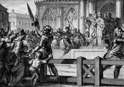 Charlemagne (747-814), halefi olan oğlu Aquitaine