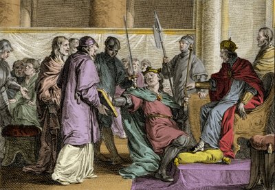 Erispoe (857 öldü), Brittany Kralı (Herispogius - Hervspogius - Respogius), krallığın süslerini Kel Charles II