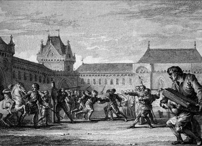 Sayfaların kurumu: Sayfa görevlisinin fiziksel ve ev içi görevlerinde eğitimin kurulması. Karolenj dönemi, Şarlman hükümdarlığı, 8.-9. yüzyıl. Jean Michel Moreau