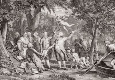 Mirabeau (Honore Gabriel Riqueti, Mirabeau Kontu) by Jean Michel the Younger Moreau