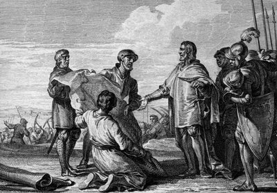 Ren ve Tuna arasında bir kanal projesi, 793: Charlemagne (747-814), Kuzey Denizi