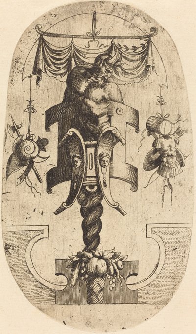 Sağa Doğru Bükülen Satyr by Jean Mignon