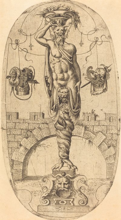 Bükülmüş Bacaklı Satyr by Jean Mignon