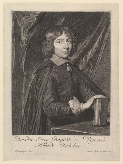 Amador Jean-Baptiste de Vignerod, Abbe de Richelieu. by Jean Morin