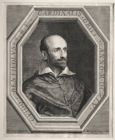 Kardinal Guido Bentivoglio, Papalık Nuncio Louis XIII Mahkemesinde by Jean Morin