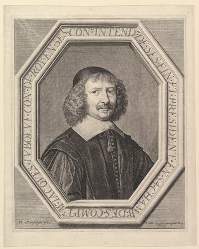 Jacques Tuboeuf, mali işler müdürü. by Jean Morin
