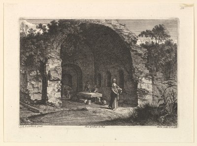 La Caffarella veya Grotte dEgerie. by Jean Morin