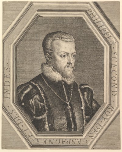 İspanya Kralı II. Philip. by Jean Morin