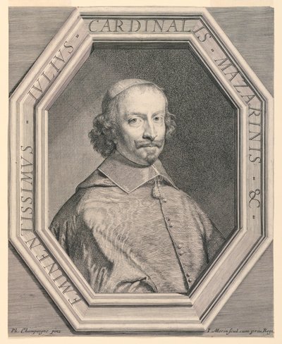 Kardinal Mazarin'in Portresi by Jean Morin