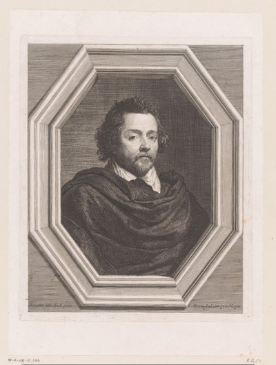 Portret van Nicolas Chrystin by Jean Morin
