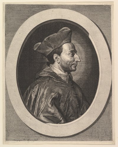 Saint Charles-Borromeo, Kardinal ve Milano Başpiskoposu. by Jean Morin