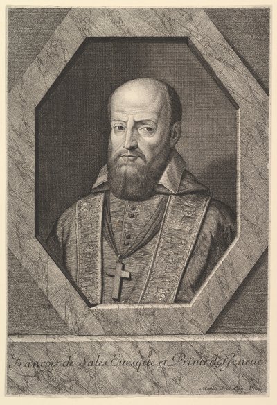 Saint Francois de Sales, Cenevre Piskoposu. by Jean Morin