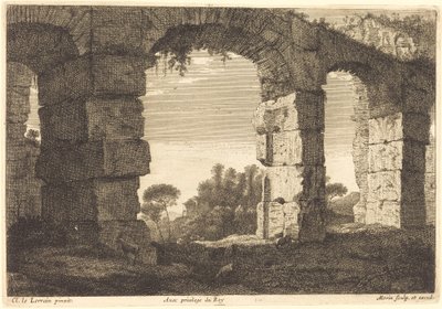 Su Kemeri Kalıntıları by Jean Morin after Claude Lorrain