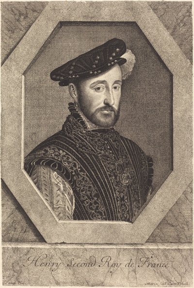 II. Henry by Jean Morin after François Clouet