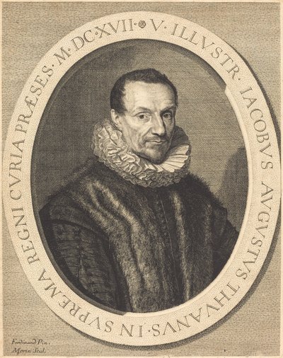 Jacques Auguste de Sen by Jean Morin after Louis Elle I