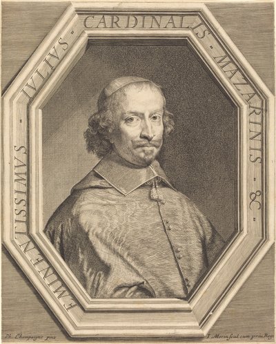 Kardinal Mazarin by Jean Morin after Philippe de Champaigne