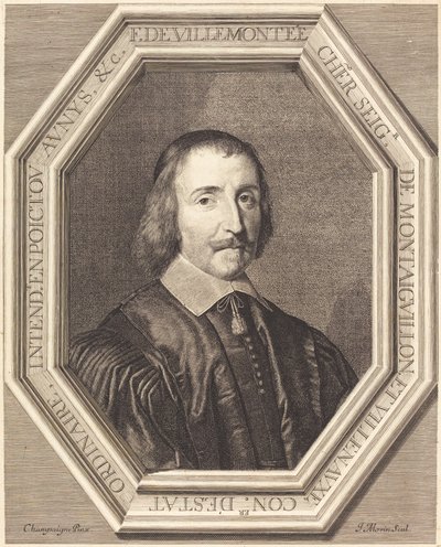 François de Villemontee by Jean Morin after Philippe de Champaigne
