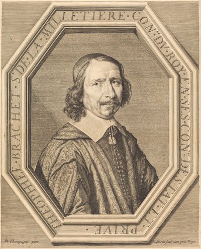 Teofil Brachet de la Milletiere by Jean Morin after Philippe de Champaigne
