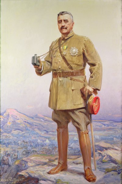 Louis-Félix Franchet Esperey'in (1856-1942), Fransa Mareşali'nin (1832-1942) portresi by Jean Patricot