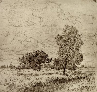 Yaz Rüzgarı, 1904-06 (kuru nokta) by Jean Paul Kayser