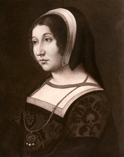 Bilinmeyen kadın, eskiden Margaret Tudor olarak biliniyordu, c1520, 1902. by Jean Perreal