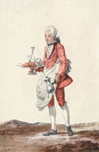 La Bouquetiere Garcon Cafetiere, 18. yüzyıl, 1903 by Jean Pierre Houel