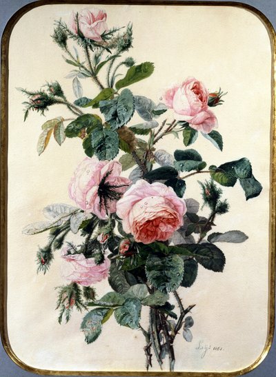 Güller. Jean Pierre Lays (1825-1887) tarafından yapılmıştır. Özel koleksiyon. by Jean Pierre Lays