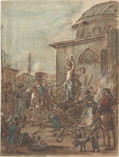 Olindo ve Sophronia Clorinda tarafından kaydedildi by Jean Pierre Norblin
