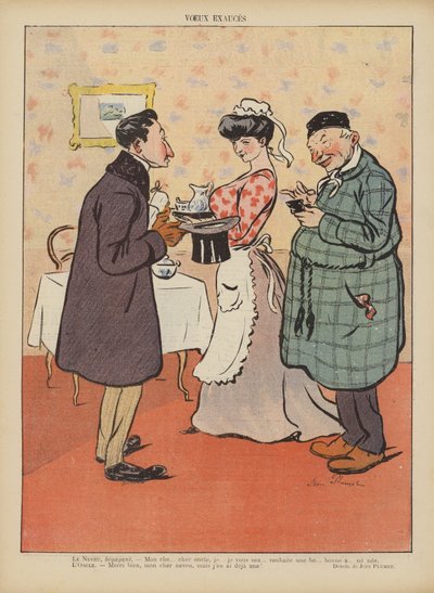 Le Rire için İllüstrasyon by Jean Plumet
