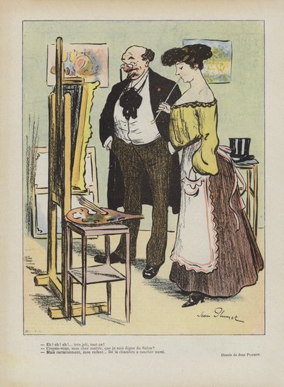 Le Rire için İllüstrasyon by Jean Plumet