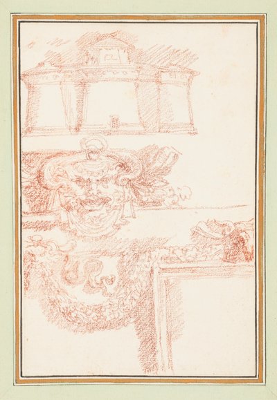 Cephanelik, maske ve bir çelenk by Jean Robert Ango