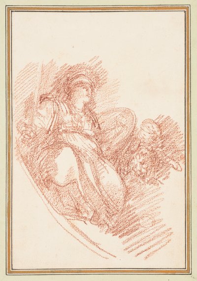 Antika askeri elbiseli figür by Jean Robert Ango