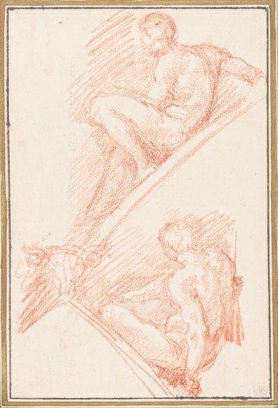 Sistine Şapeli tavanından figürler by Jean Robert Ango