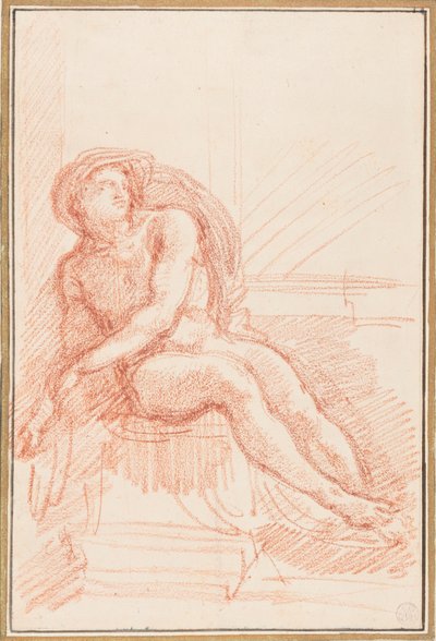 Sistine Şapeli tavanından Ignudo by Jean Robert Ango
